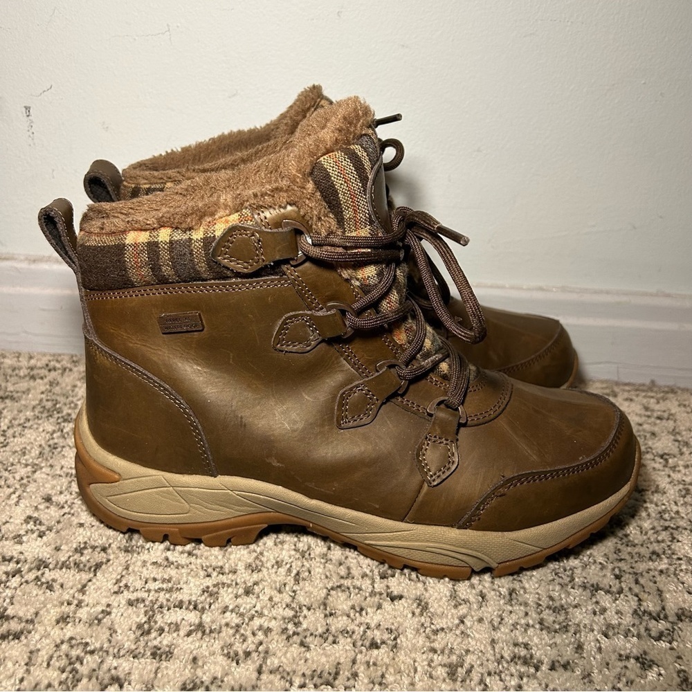 Kodiak Thinsulated Brown Rae Lace Up Ankle Snow Boots Size 9